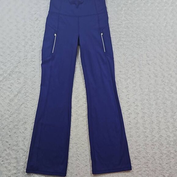 Athleta Rainier High Rise Bootcut Pant Noble Blue Womens Small 467899 Hiking Ski - Picture 5 of 12